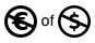 Creative Commons symbolen voor Niet-Commercieel gebruik