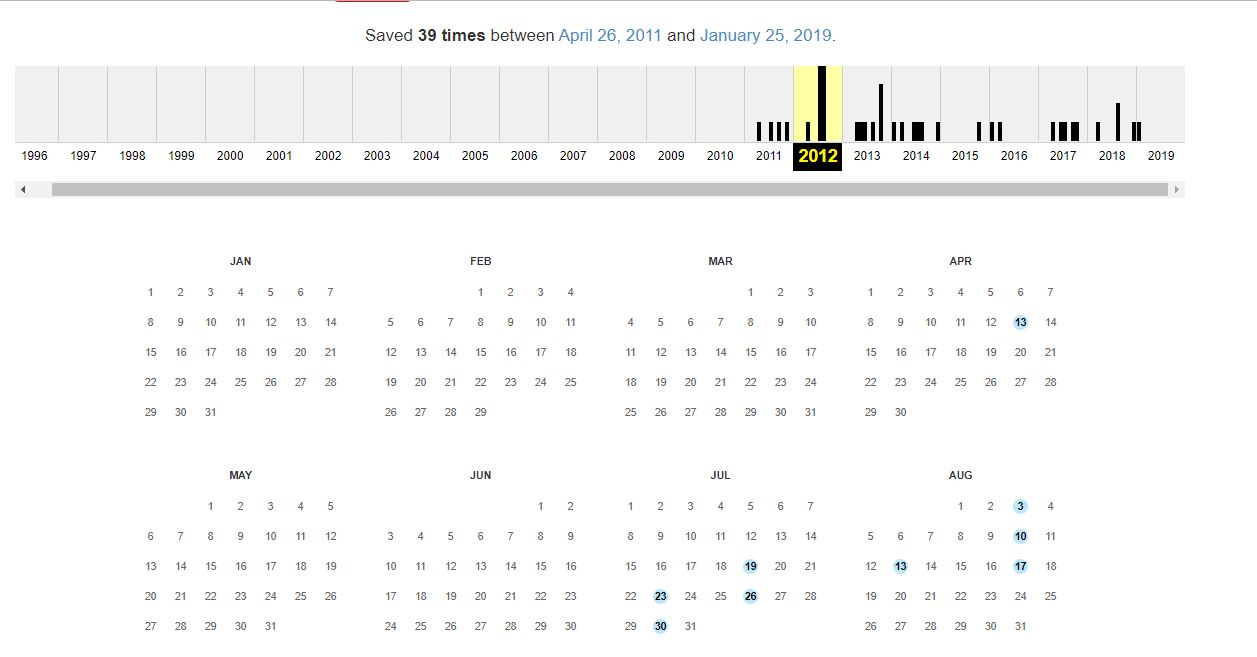 waybackmachine Auteursrecht bewijzen met de Waybackmachine