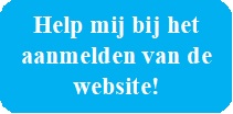 Knop Help bij aanmelden website