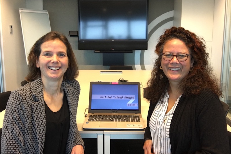 Maureen en Christel, experts in Zakelijk Bloggen